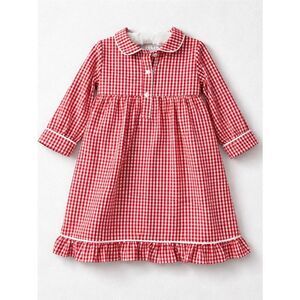 Love that Cotton red Gingham lounge dress NWT size 3T